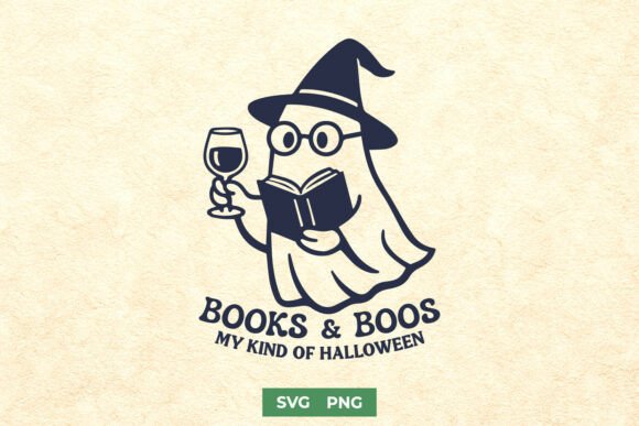 Books Boos SVG Halloween Design Review