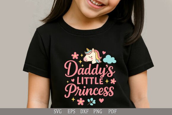 Daddy’s Little Princess SVG Funny Design