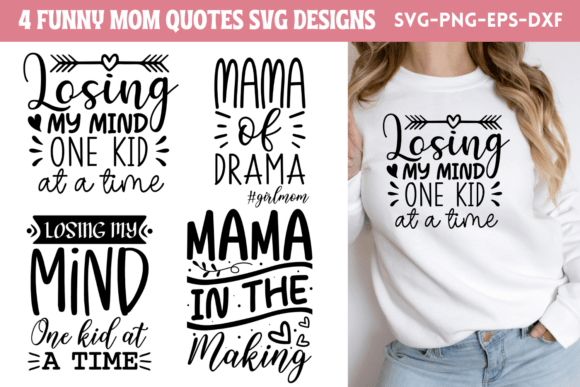Fun Mom SVG Bundle: Graphics for Crafts