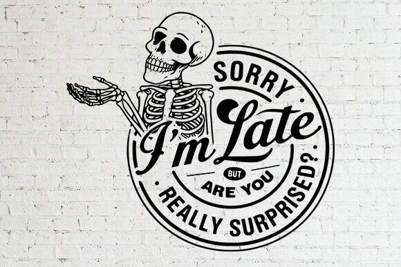 Fun Skull Graphic for Crafts and Marketing