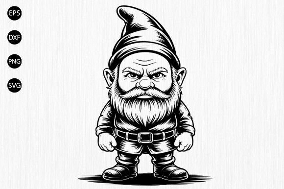 Gnome SVG for Embroidery Projects