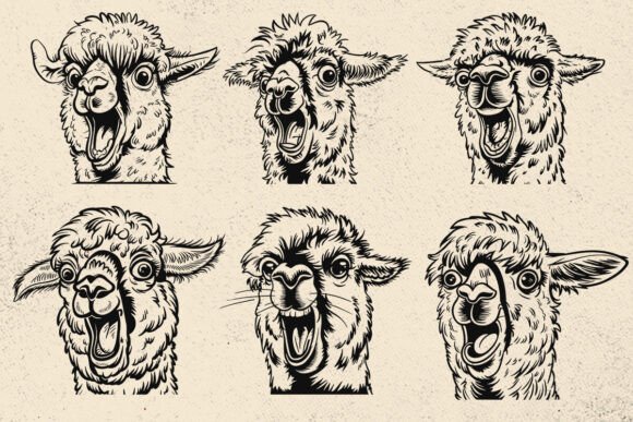 Llama Svg Png, Funny Llama Svg, Cute