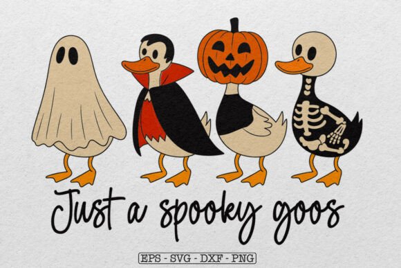 Spooky Goose SVG for Halloween Crafts and Graphics