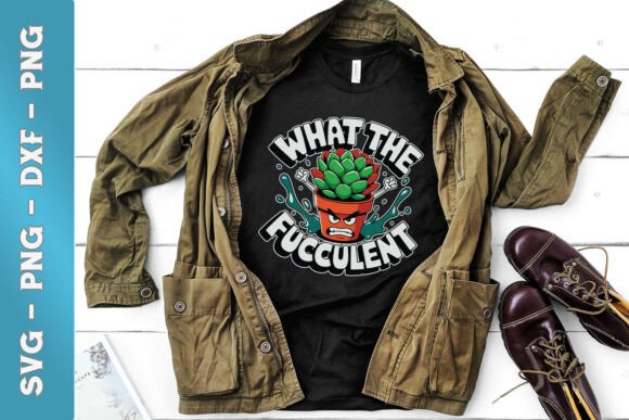 What the Succulent Funny Plant Graphics for Local Business Branding